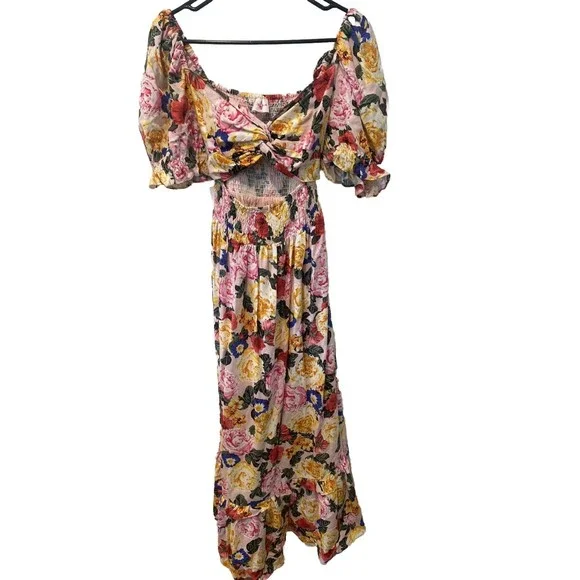 BuddyLove ROSS CUT OUT MIDI DRESS - MONET Size Medium - Picture 10 of 10
